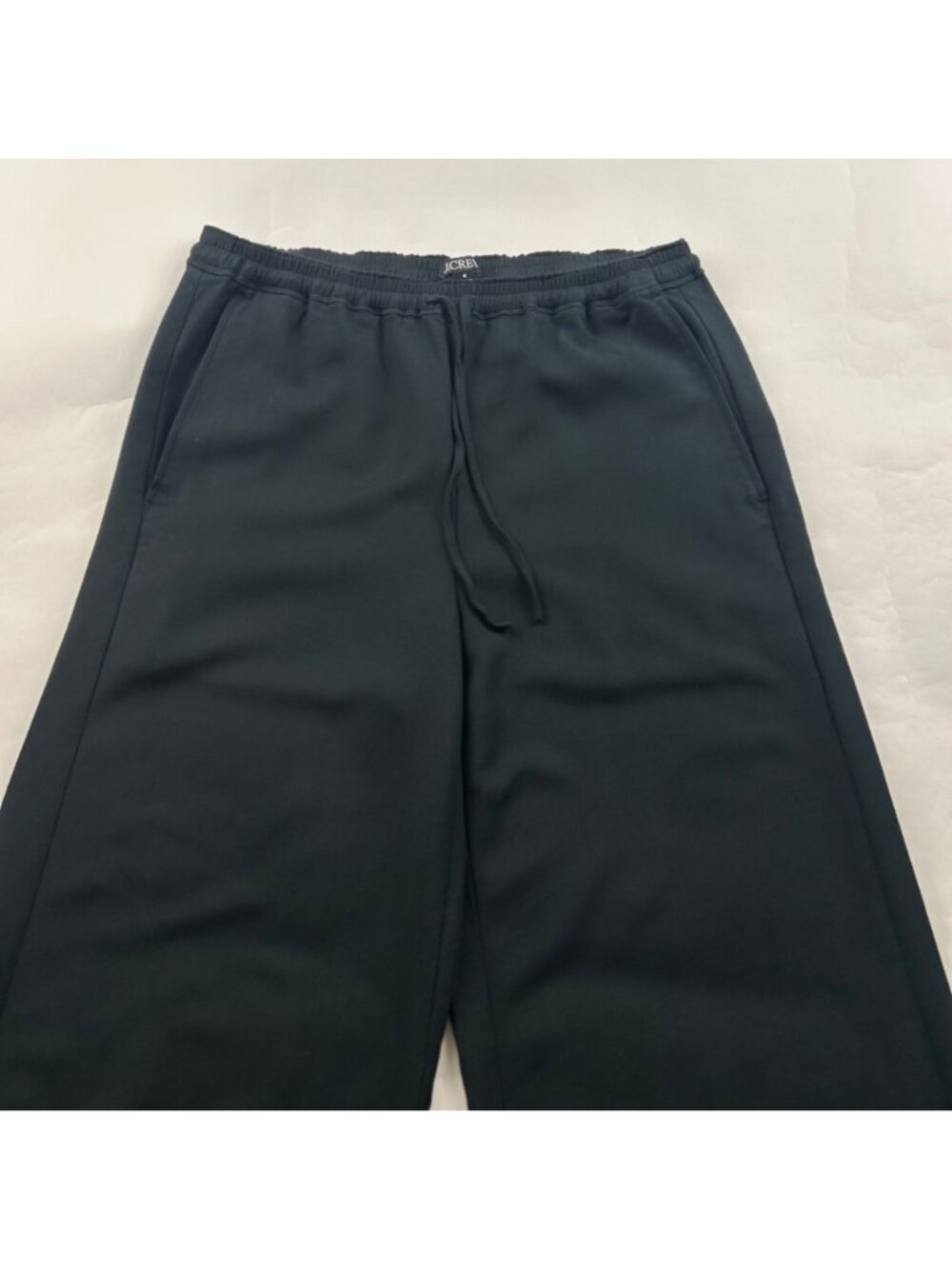 J. Crew Black Lightweight Soft Drape Wide Leg Pant 0 - Picture 2 of 7